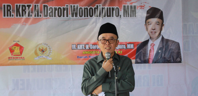 Ir. KRT H. Darori  Wonodipuro Ajak Masyarakat Buat Program Aspirasi untuk Tingkatkan Kesejahteraan