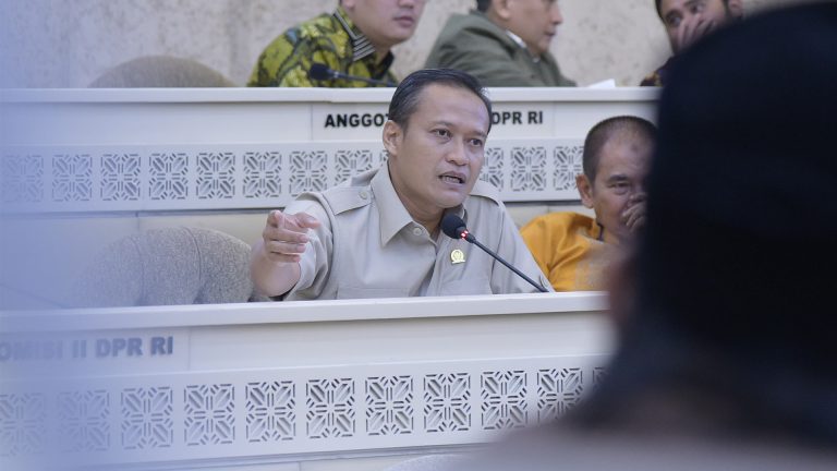 Azis Subekti dalam RDP RDPU Komisi II dengan BPN, Jakarta, 4 Maret 2025