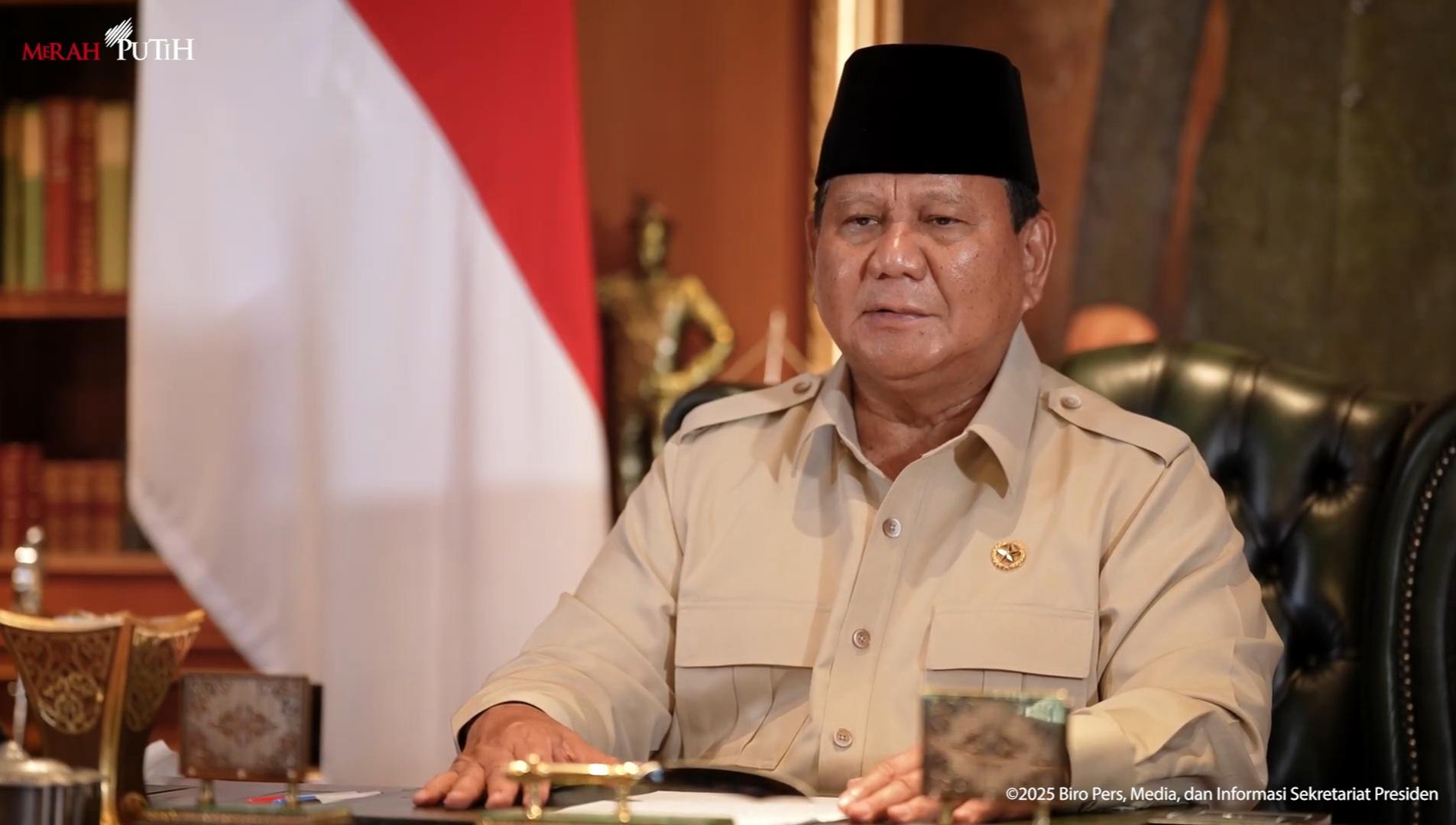 Presiden Republik Indonesia Prabowo Subianto