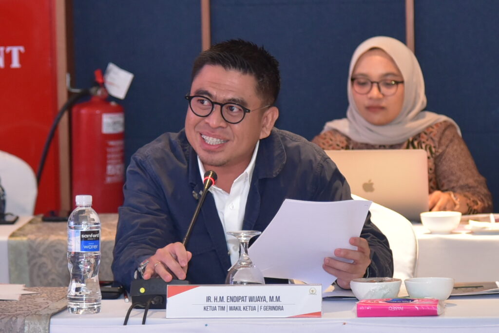 Ketua Tim Kunjungan Kerja Badan Akuntabilitas Keuangan Negara (BAKN) DPR RI, Endipat Wijaya