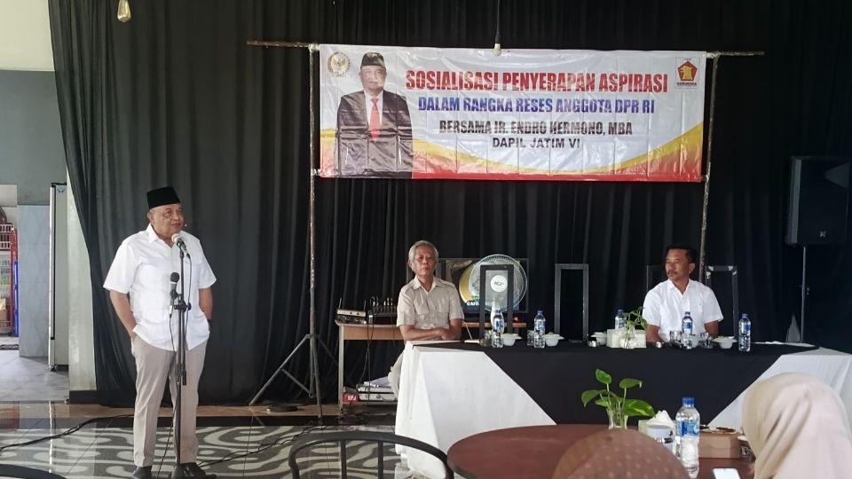 Anggota DPR RI Fraksi Partai Gerindra, Endro Hermono