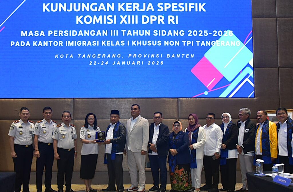 Ketua Tim Kunjungan Kerja Spesifik Komisi XIII DPR RI, Sugiat Santoso