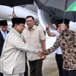 Hujan Sambut Kepulangan Presiden Prabowo, Diplomasi Perdagangan dan Perdamaian Buahkan Hasil