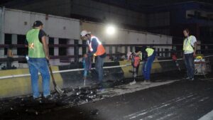 Pengerjaan revitalisasi jalan