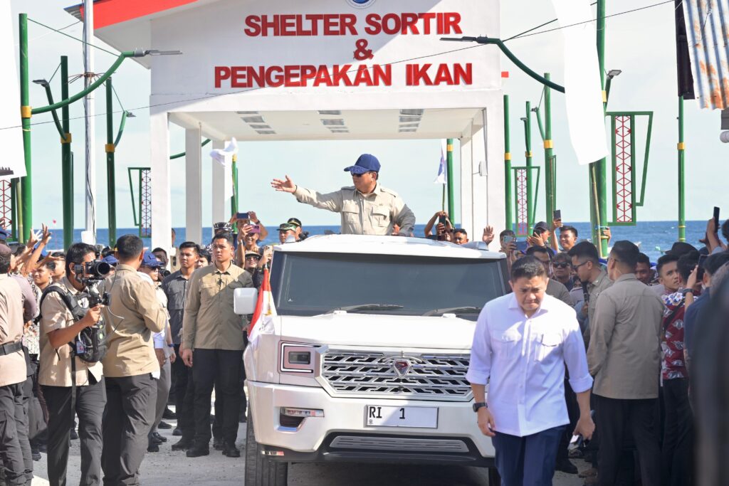 Presiden Prabowo Subianto Tinjau Shelter Sortir Ikan di Gorontalo, Serap Langsung Aspirasi Nelayan