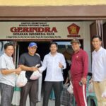 DPC Gerindra Kuansing Tebar Kepedulian Lewat Pembagian Daging Kurban untuk Masyarakat