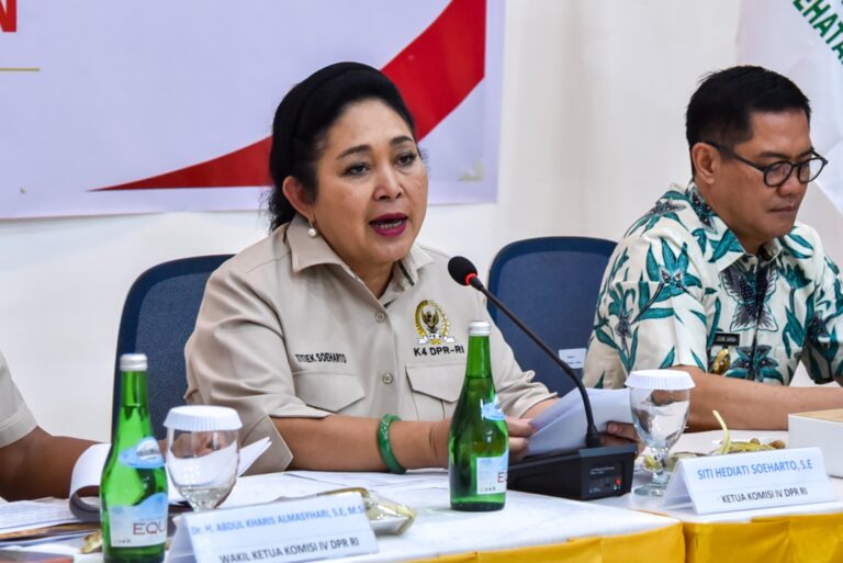 Ketua Komisi IV DPR RI, Siti Hediati Hariyadi