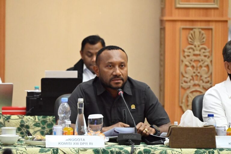 Anggota Komisi XIII DPR RI, Yan Permenas Mandenas