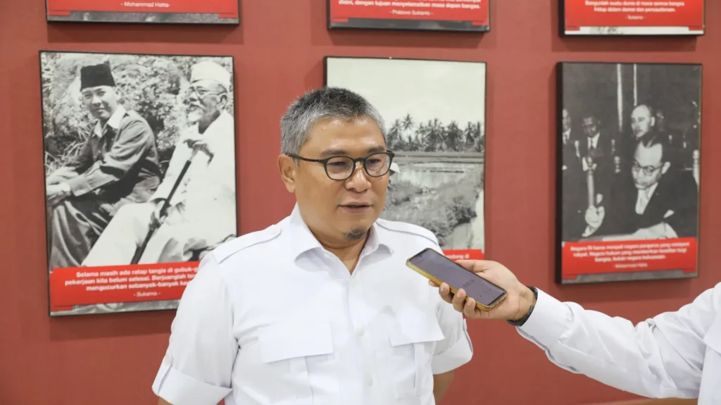 Ketua Pengelola Informasi dan Dokumentasi (PPID) DPP Partai Gerindra, Danang Wicaksana Sulistya
