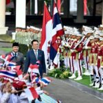 Presiden Prabowo Subianto Sambut Resmi PM Thailand di Istana Merdeka