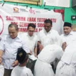 Semarak Kemerdekaan, Gerindra Sidoarjo Tebar Kebahagiaan untuk Yatim Piatu dan Dhuafa