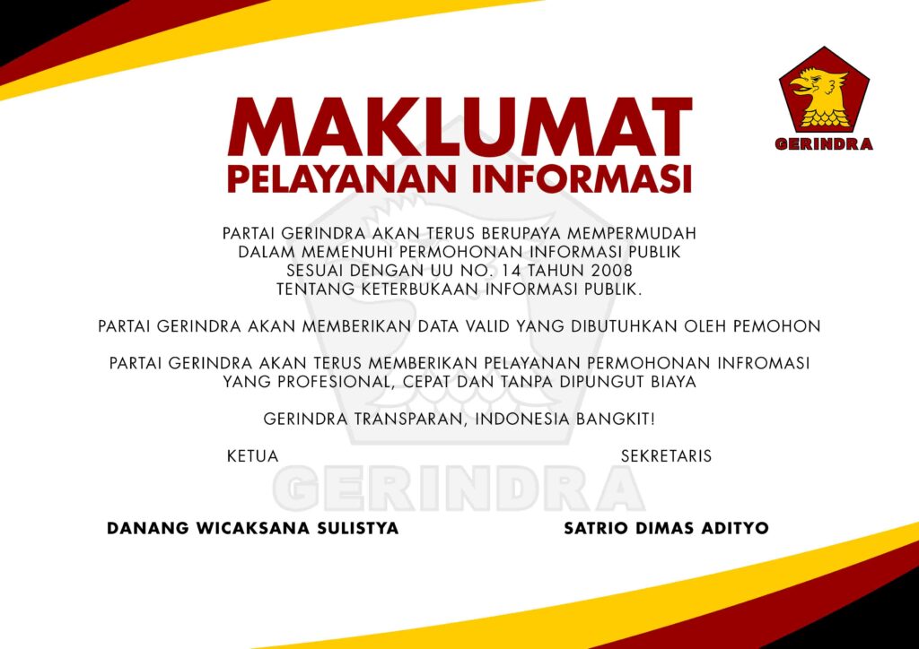 Maklumat pelayanan Informasi