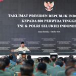 Perkuat Sinergi Hadapi Tantangan Bangsa, Presiden Prabowo Beri Taklimat 800 Perwira Tinggi TNI-Polri