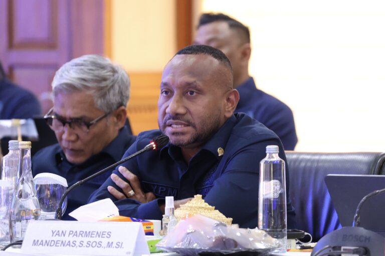 Anggota Komisi XIII DPR RI, Yan Permenas Mandenas